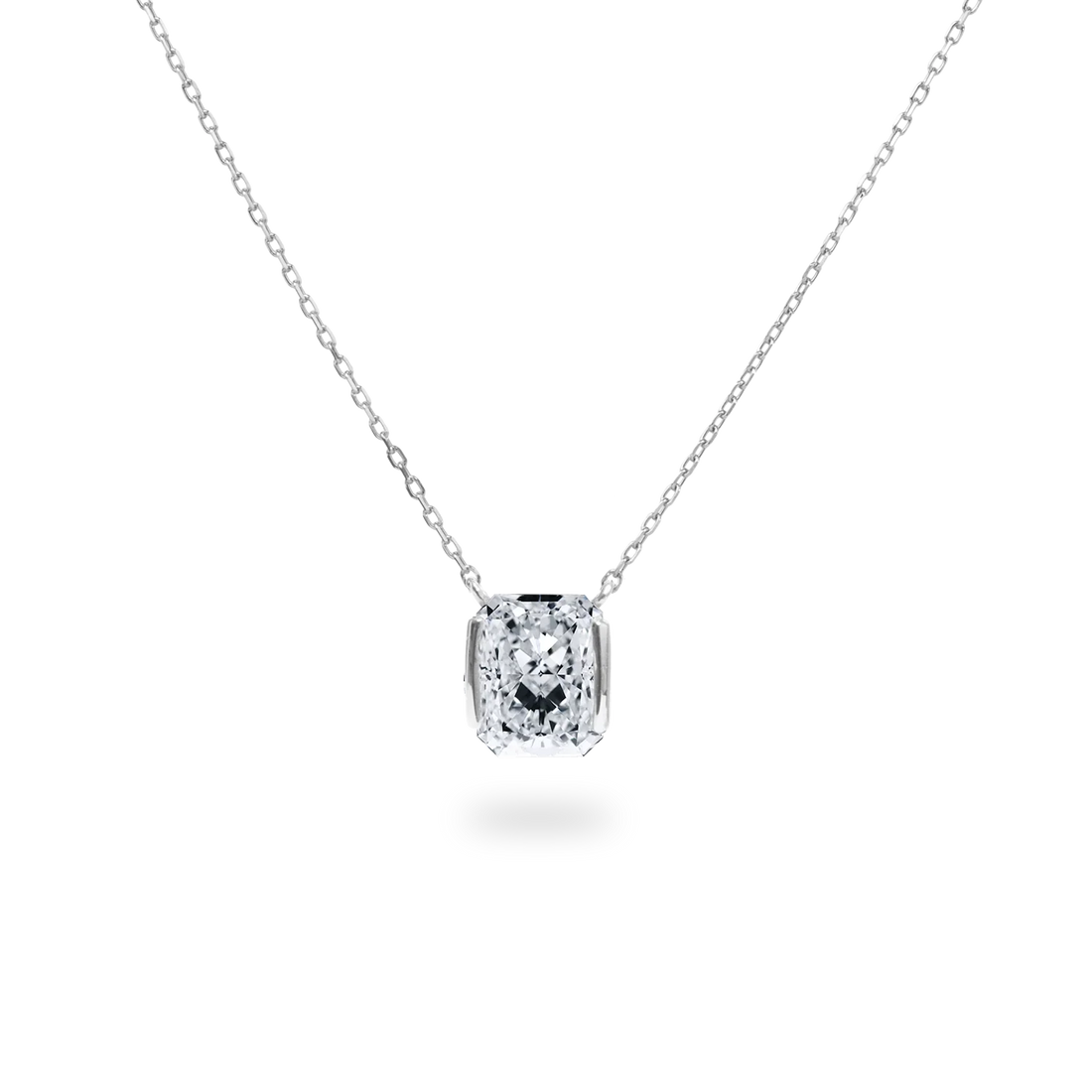 Facet 1ct Radiant Necklace