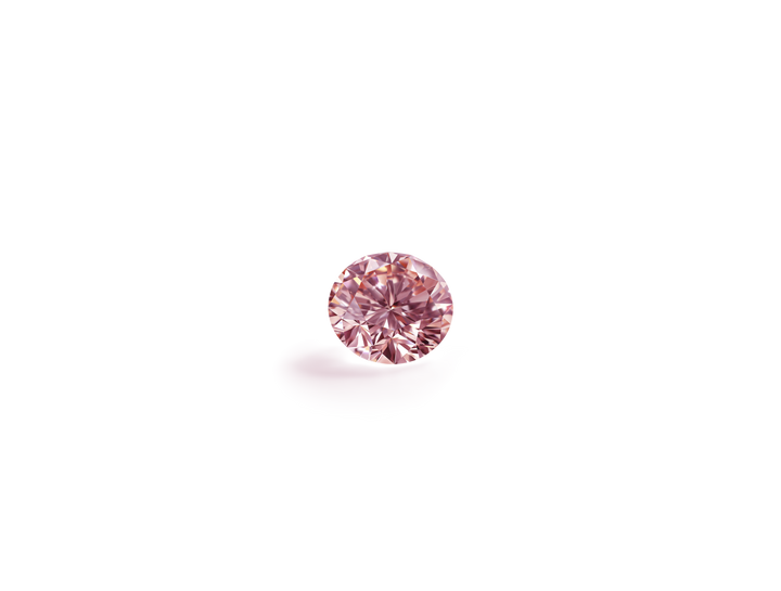 Finest Lab-Grown Loose 1ct. Round Brilliant Diamond | Pink