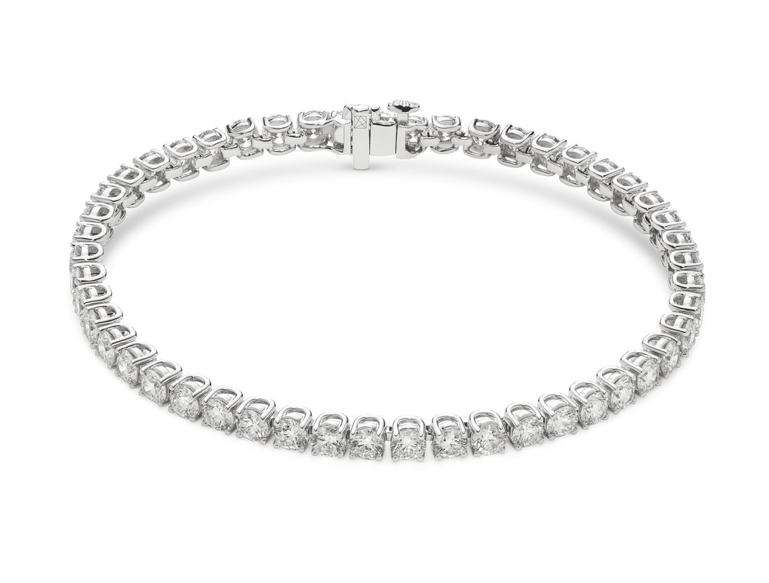 Lab-Grown Diamond Medium Tennis Bracelet - G/H color, 7" length | White