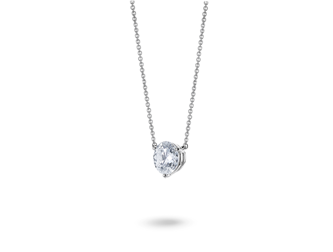 Lab-Grown Diamond 1½ct. Round Brilliant Solitaire Pendant | White