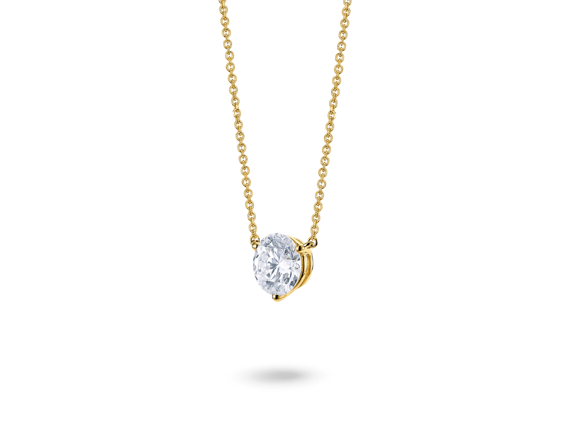 Lab-Grown Diamond 1½ct. Round Brilliant Solitaire Pendant | White