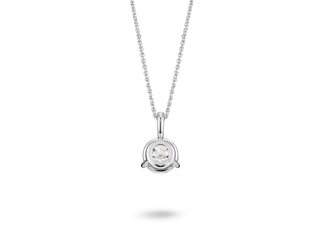 Lab-Grown Diamond 1½ct. Round Brilliant Solitaire Bale Pendant | White