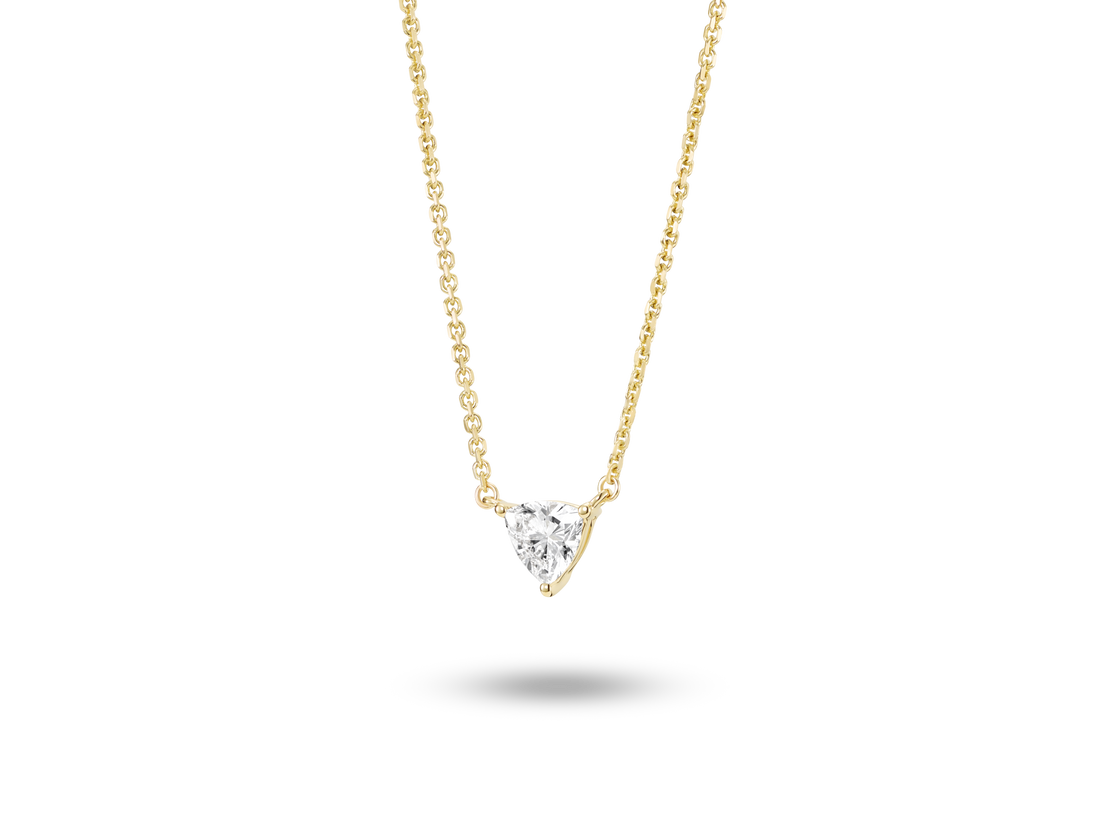 Lab-Grown Diamond ¼ct. Mini Trillion Pendant | White