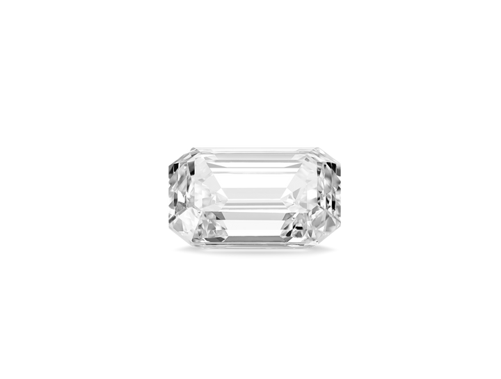 Finest Lab-Grown Loose 2ct. Emerald Cut Diamond | White