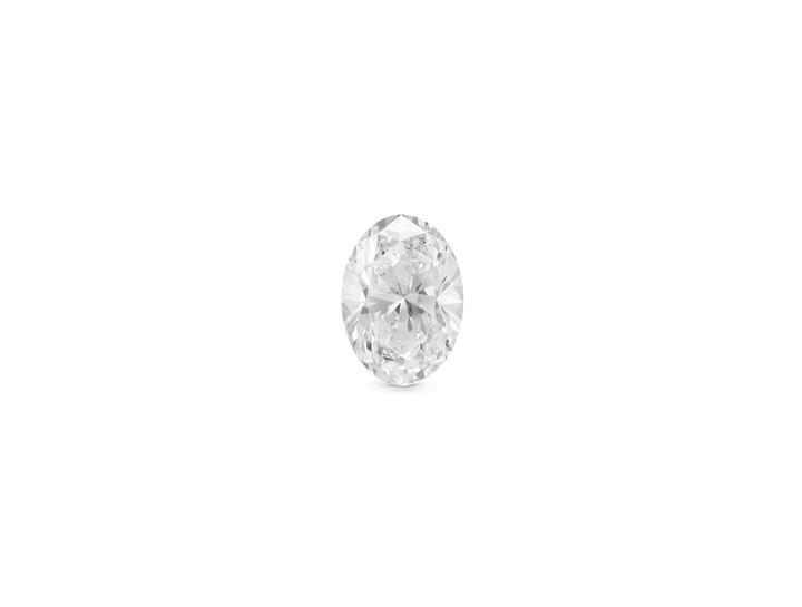 Front image of Lightbox Finest™ 1.5 carat white oval cut diamond