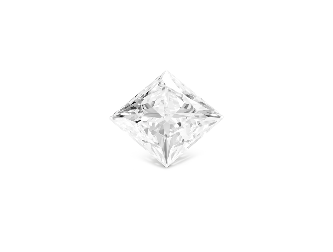 Finest Lab-Grown Loose 2½ct. Princess Cut Diamond | White