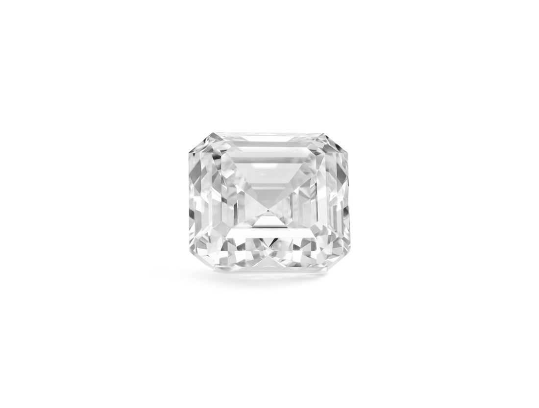 Lab-Grown Loose 3ct. Asscher Cut Diamond | White