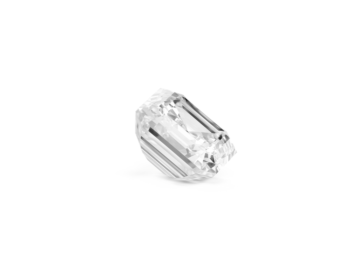 Lab-Grown Loose 3ct. Asscher Cut Diamond | White